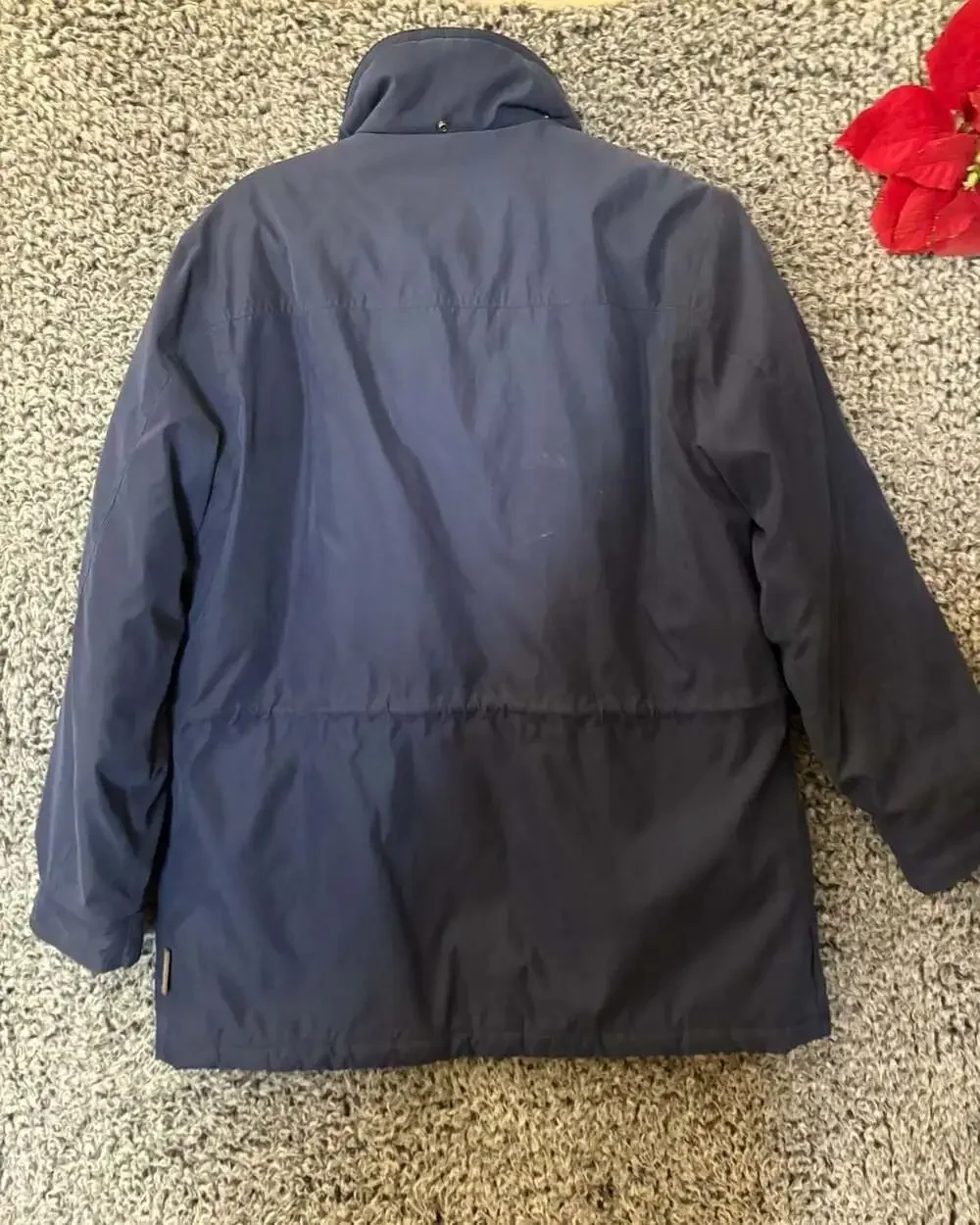 Pacific Trail Cold Weather Collection Navy Blue Fleece Lined Parka Jacket Ladies